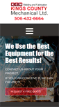 Mobile Screenshot of kingscountymechanical.com